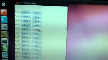 Arduino Interfacing to Linux using Standard Firmmata