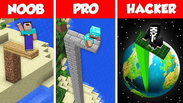 WATER SPRINGBOARD BASE HOUSE BUILD CHALLENGE - NOOB vs PRO vs HACKER / Minecraft Battle Animation