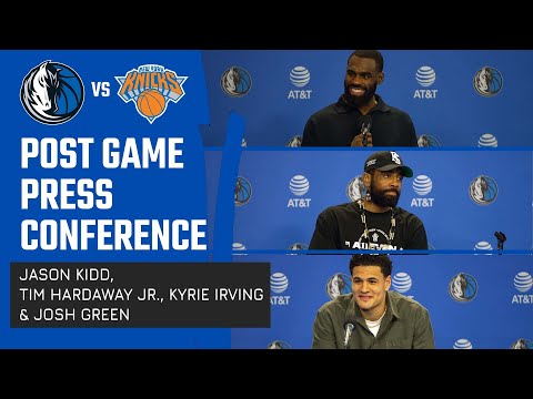Jason Kidd, Tim Hardaway Jr, Kyrie Irving & Josh Green | Press Conference vs NYK | 01/11/24