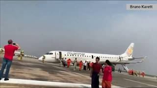 A Plane With Dozens Of People On Board In Mandalay Landed Without A Chis