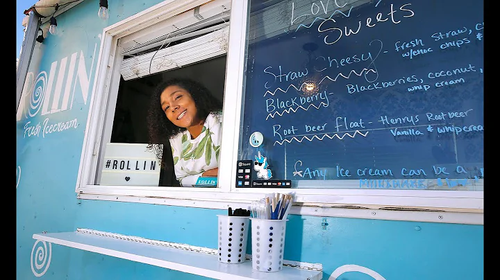 Rollin' fresh ice cream