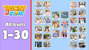 Tricky Story all levels 1-30 solution