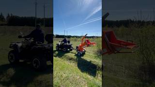 Deleks Dk-900 ágaprító Loncin Xwolf 550 L quaddal #loncin #atv #woodchippermachine #woodchippers