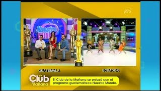 Tuvimos un enlace en vivo con un famoso programa en Guatemala