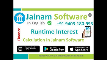 How to Calculate Daily & Runtime Interest on Loans | Jainam Software Tutorial