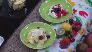 Toppings for Mini Pavlovas with Chef Julie