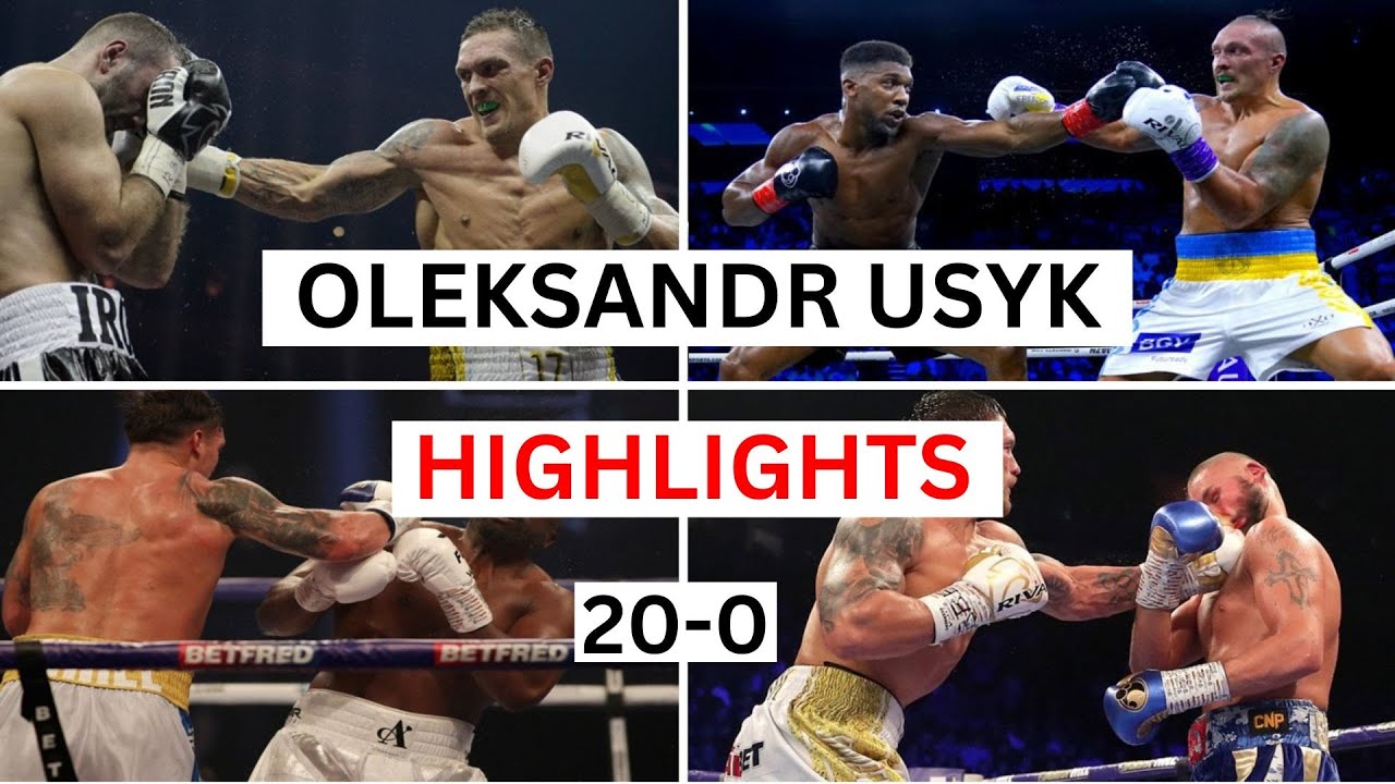Oleksandr Usyk 20 0 All Knockouts  Highlights