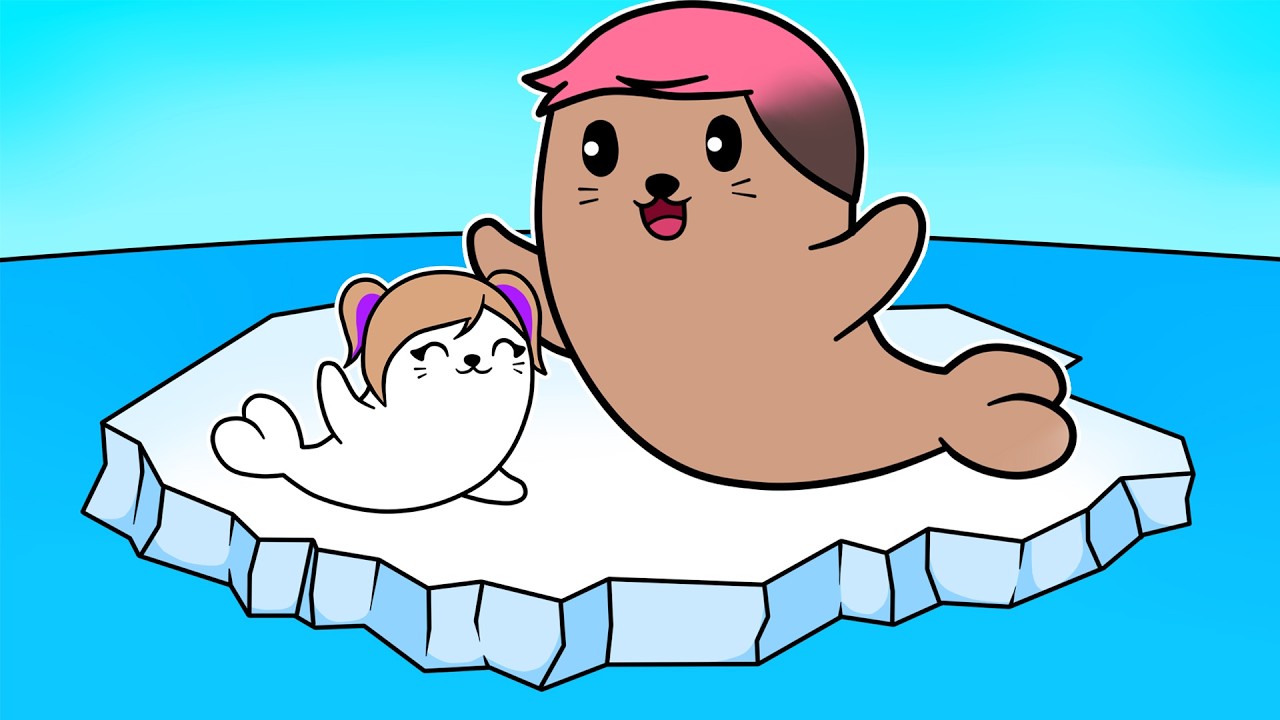 ME CONVERTI EN PAPÁ FOCA DE LYNA BEBÉ FOCA EN ROBLOX