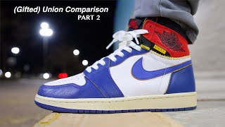 Jordan 1 Union Storm Blue Comparison and On Feet Part 2