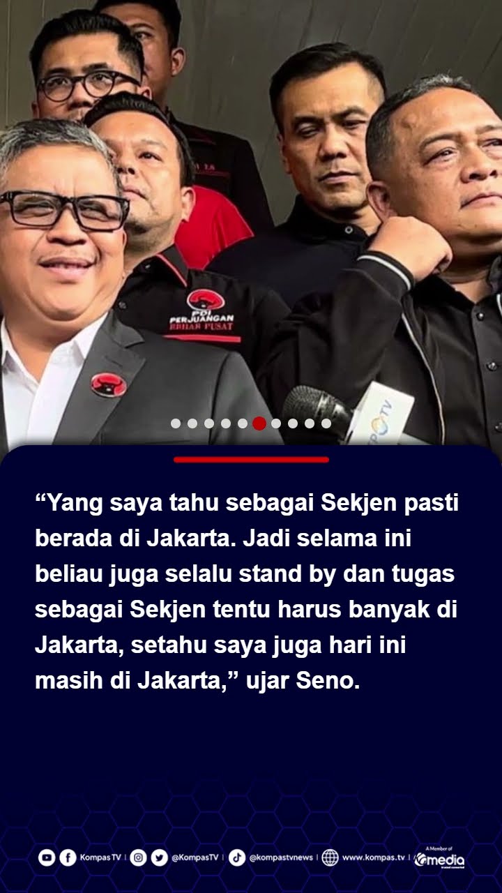 PDI-P Berharap Penetapan Tersangka Hasto oleh KPK Bukan Titipan #pdip #kpk #korupsi #hasto