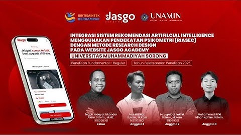 Integrasi Sistem Rekomendasi AI Menggunakan (RIASEC) pada Website Jasgo Academy