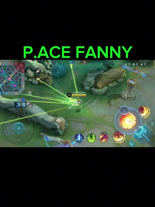 FANNY P.ACE SKIN FREESTYLE #mobilelegends #mlbb #fanny