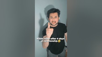 Nibba nibbi after 4 days of relationship #shorts #youtubeshorts #comedy #ytshorts #funny