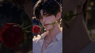 Jinu Appeared With A Rose In His Mouth And Rumi Was Stunned Under The Night Light