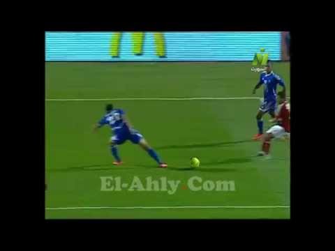 هدف محمد رزق الاول مع الاهلى امام العاب دمنهور فى الدورى المصري