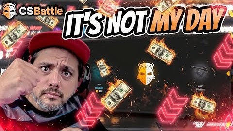 IT ALL CAME CRASHING DOWN ON CSBATTLE!