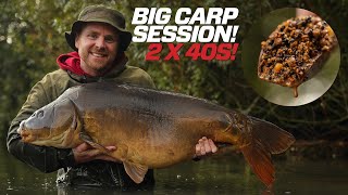 Catching MONSTER Carp Using Fermented Particles (Feat. Ricky Connolly and 2 x UK 40s!)