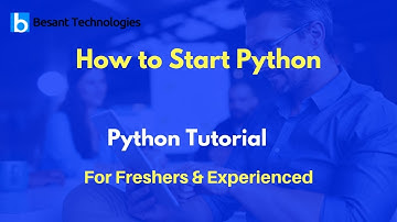How to Start Python | Python Tutorial For Beginners