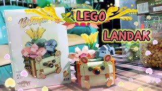 MERAKIT LEGO LANDAK MINI BOUQUET 655009