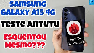 TESTE ANTUTU - Samsung GALAXY A15 4G - HELIO G99 tá MANDANDO BEM!