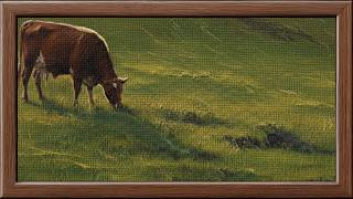 Peaceful Pastoral Cow Landscape | Rustic Farm Art for Samsung Frame TV | Illusion Fine Art screenshot 3