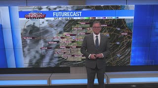 Timing out Thursday night t'storm chances