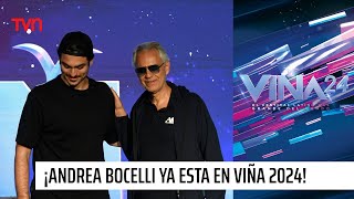 Revive su punto de prensa: ¡Andrea Bocelli ya está en Viña 2024! | #Viña2024