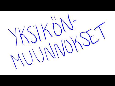 Video: Mikä on etäisyyden metrinen yksikkö?