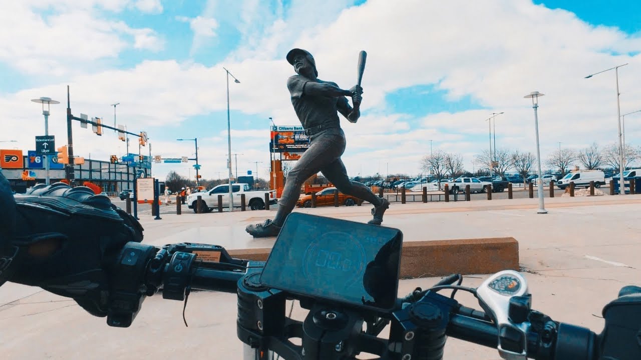 Philadelphia Sports Complex POV E-Bike Ride | FDR Park & Navy Yard Tour