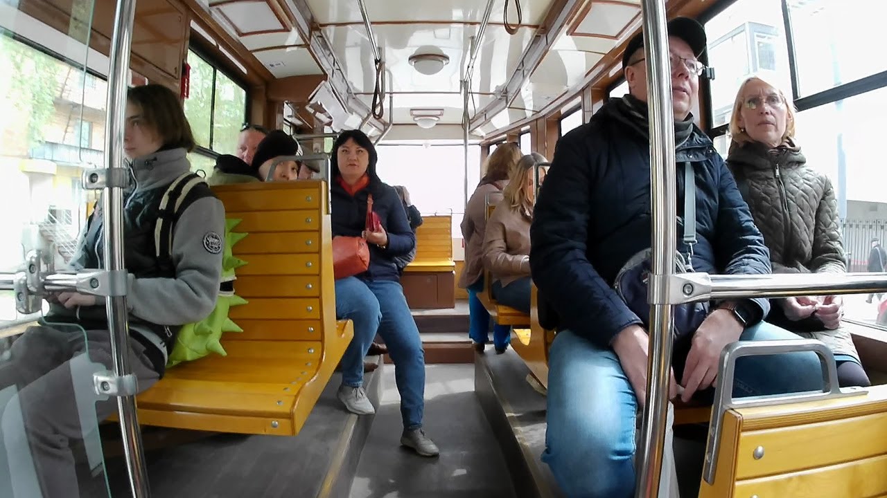 Нижний Новгород. Трамвай 71-415 Ретро. Салон. 30 апреля 2023 - YouTube