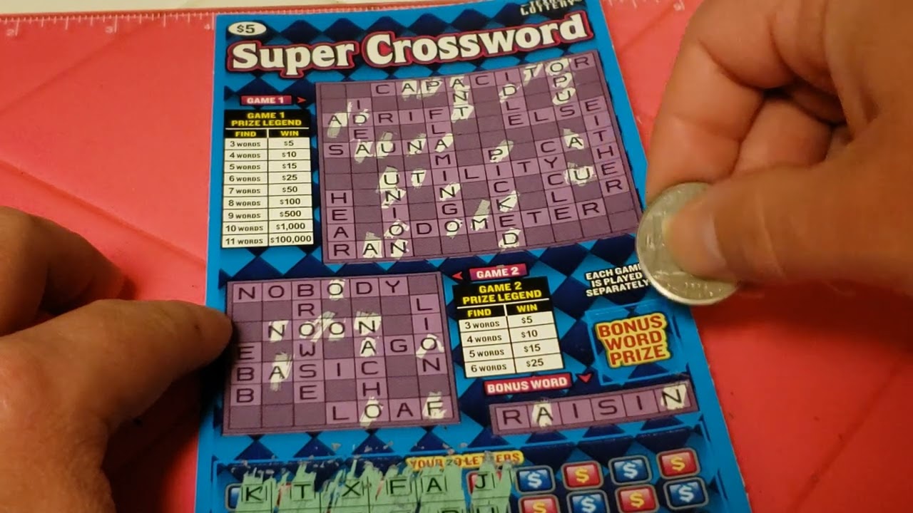 Texas Scratcher Super Crossword (Game 2425) YouTube