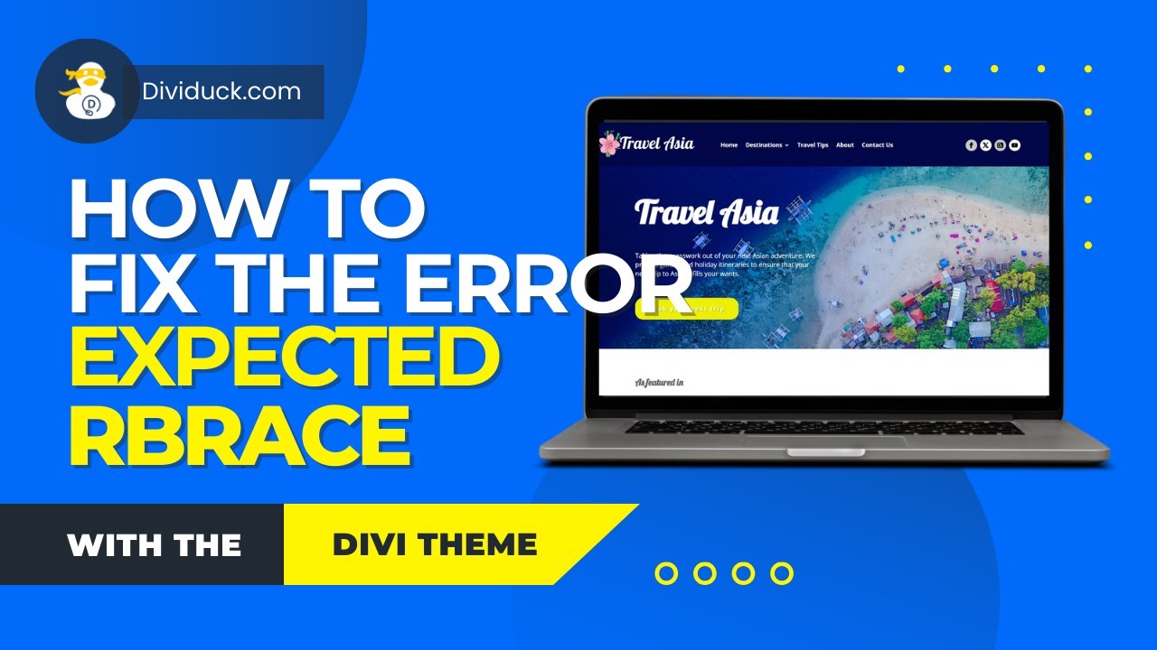 How to fix the CSS Error Expected RBrace with Divi - YouTube