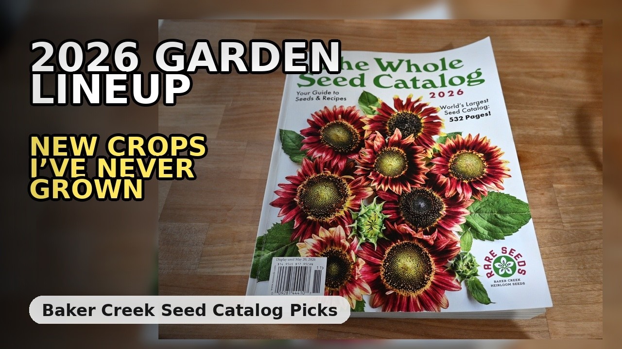 My 2026 Garden Lineup: New Crops I’ve Never Grown Before