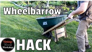 A simple way to make your wheel barrow more stable and keep it from tipping over with heavy loads. Using 3/4" plywood, a jigsaw, 