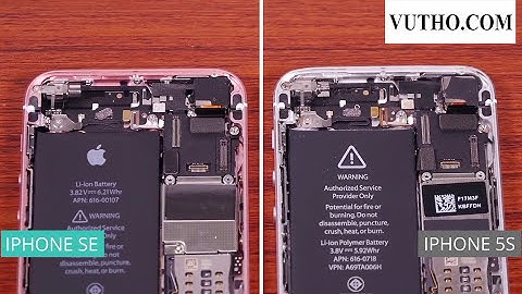 So sánh pin iphone 5s và se