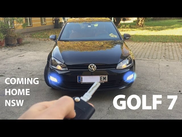 VW Golf 7 Licht-/Regensensor Coming Leaving Home AUTO Licht
