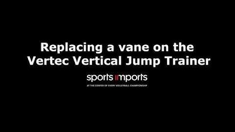 How to Replace a  Vertec™ Jump Trainer Vane