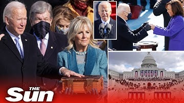 Biden hails day of ‘history & hope’ & urges unity as he