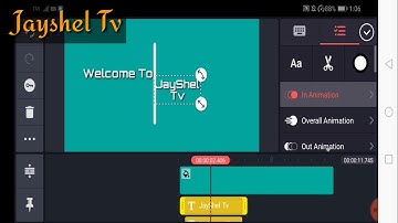 #Paano Gumawa Ng Text Reveal With Animation Kinemaster