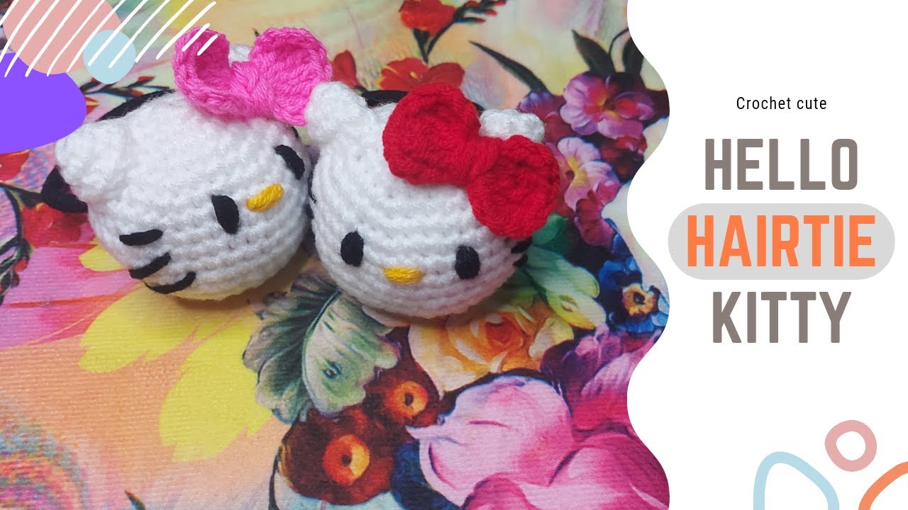 Hello Kitty and Friends Hairtie: Crochet pattern