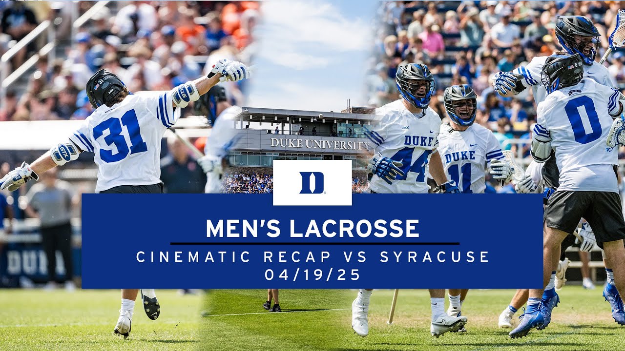 Duke Shuts Down Syracuse - ACC Men's Lacrosse