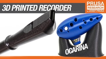 3D print a Recorder, an Ocarina or a Kazoo - print a musical instrument!