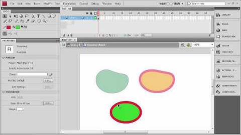 How To Work in Object Drawing Mode In Adobe Flash