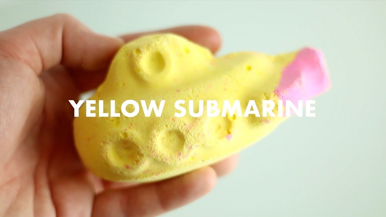 Yellow Submarine Bath Bomb Lush Demo YouTube