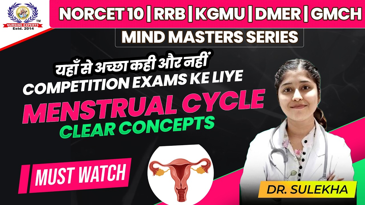 Menstrual Cycle Finally Easy! 🩸 | Students Must Watch for Clear Concepts Part 2