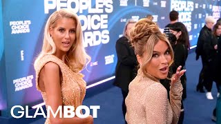 Chrishell Stause & Emma Hernan GLAMBOT: 2022 People's Choice Awards