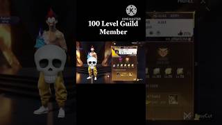 ☠️100 Level Guild Member Send  Me Request Free Fire #