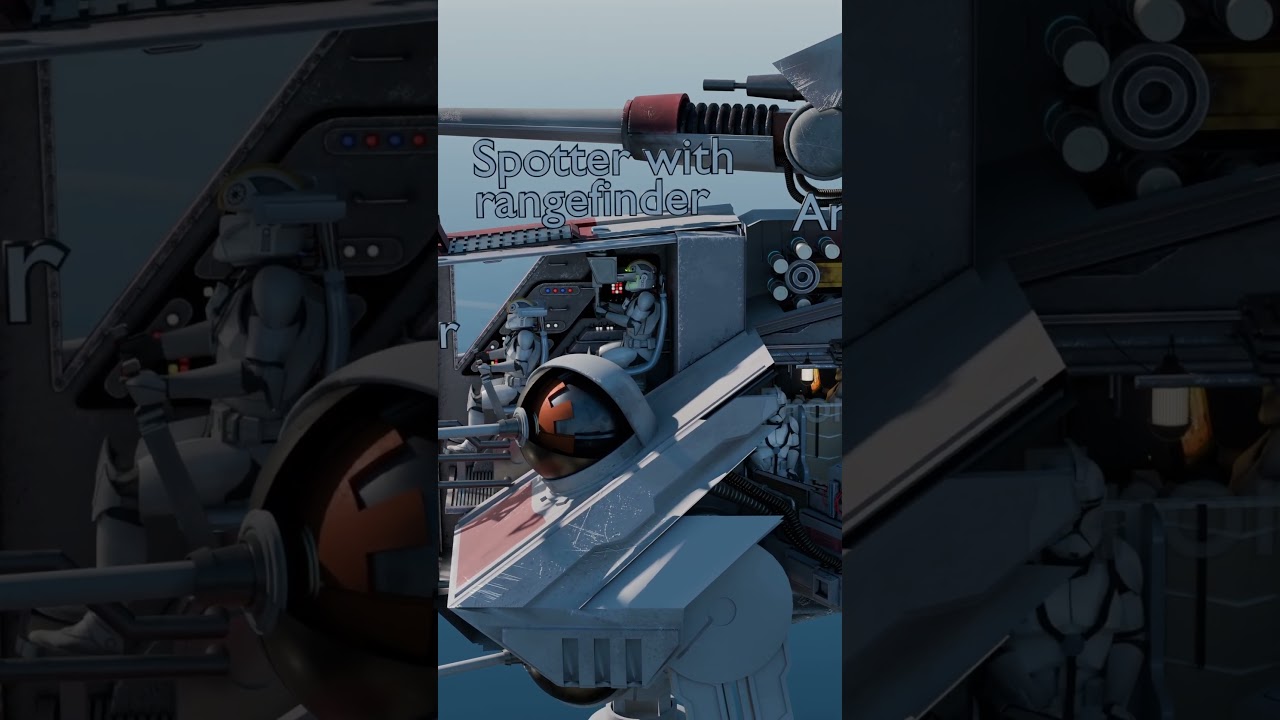 AT-TE, the clone wars icon #3danimation #starwars #disney #thespacebar