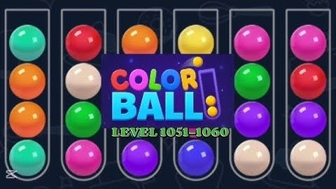 LEVEL 1051-1060 || Satisfying!!! Color Ball Sort Puzzle #Amazing #games
