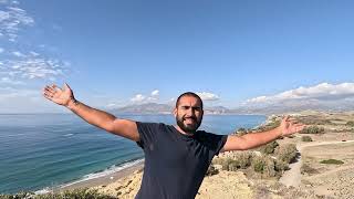 Matala to Kommos, Kalamaki, Afrathias | 4th of December, Crete Greece | kreta, Griechenland 🇬🇷
